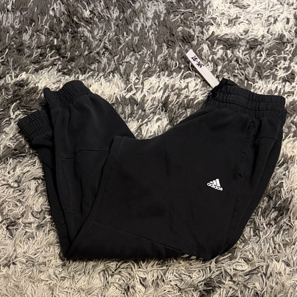 adidas Pants - ADIDAS Black Joggers with Logo
